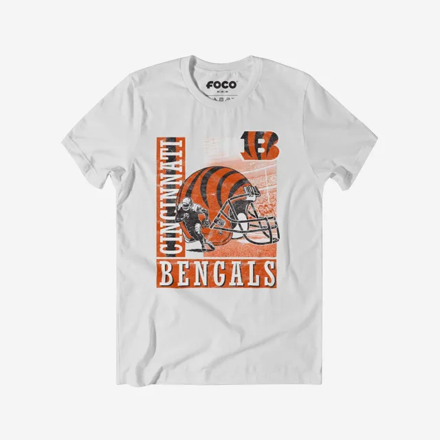 T-shirt Cincinnati Bengals avec casque Dash