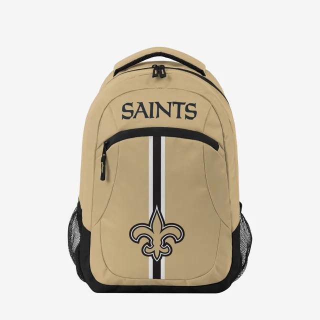 New Orleans Saints Sac à dos d'action de couleur alternative Old Gold