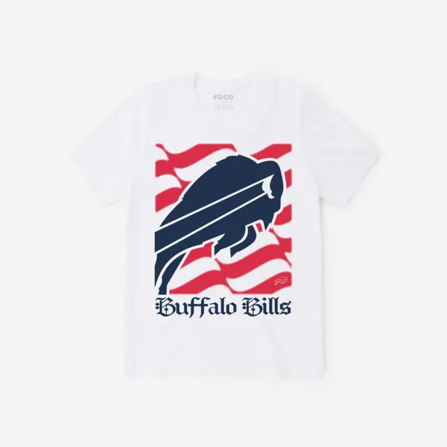 Buffalo Bills T-shirt avec le mot-symbole du patrimoine américain