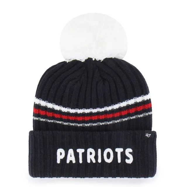 New England Patriots FUZZY SCRIPT '47 MANCHETTE TRICOT FEMME