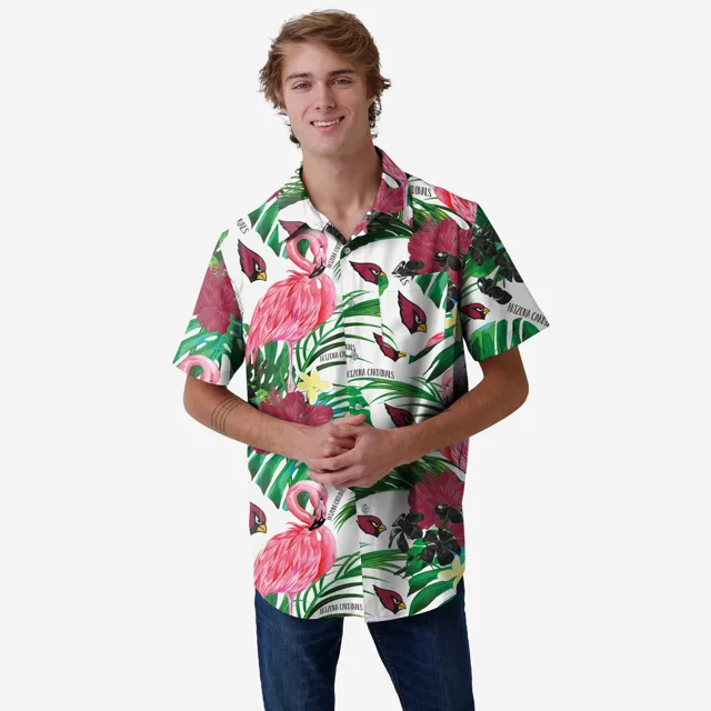 Arizona Cardinals Chemise boutonnée flamant rose