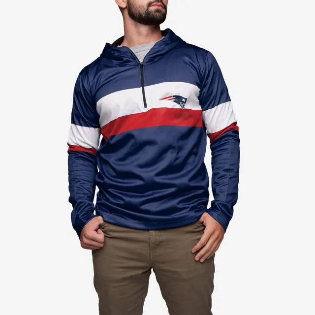 Sweat à capuche zippé 1/4 New England Patriots