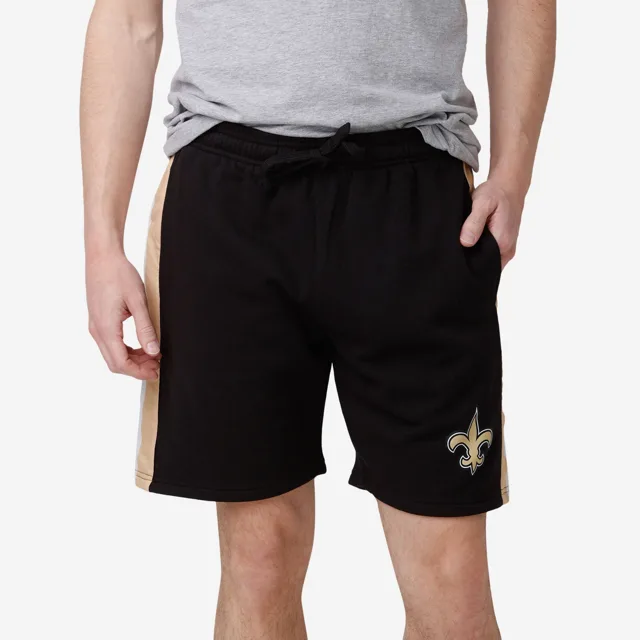 New Orleans Saints Short en polaire à rayures latérales