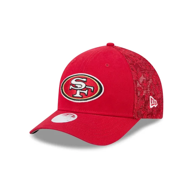 San Francisco 49ers Casquette de camionneur 9FORTY M-Crown en maille florale pour femme