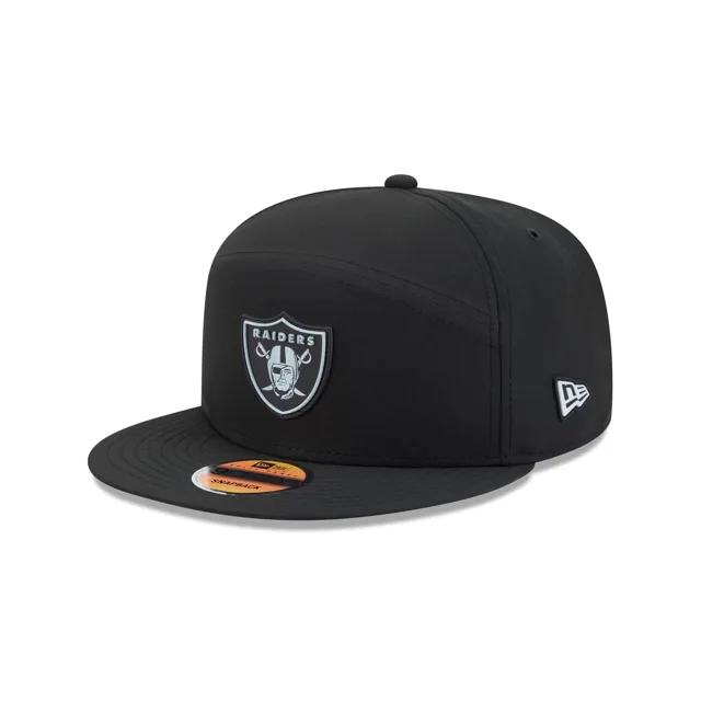 Las Vegas Raiders 2026 Sideline Split Panel 9FIFTY Casquette Snapback