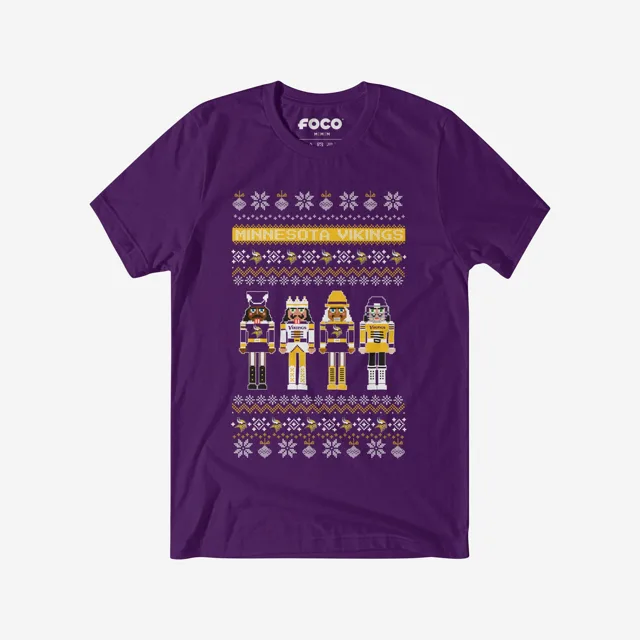 Minnesota Vikings T-shirt pull casse-noisette des fêtes