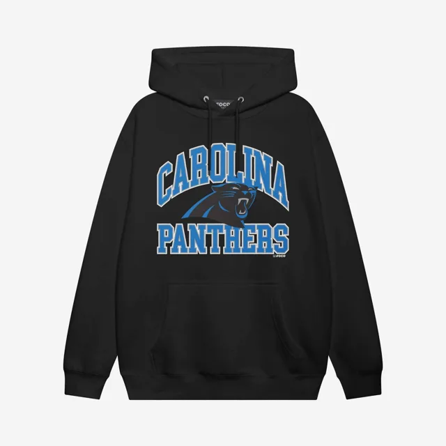 Carolina Panthers Sweat à capuche avec mot-symbole arqué