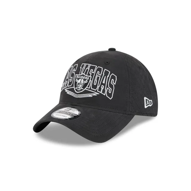 Las Vegas Raiders Mot-symbole matelassé 9TWENTY Chapeau réglable