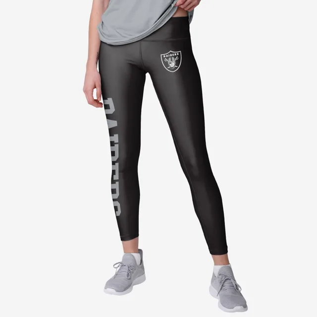 Las Vegas Raiders Legging solide avec gros mot pour femme