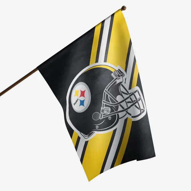 Casque Pittsburgh Steelers Drapeau vertical
