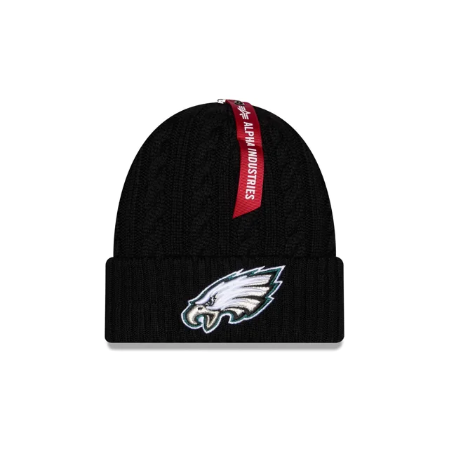 Alpha Industries x Philadelphia Eagles Bonnet en tricot torsadé