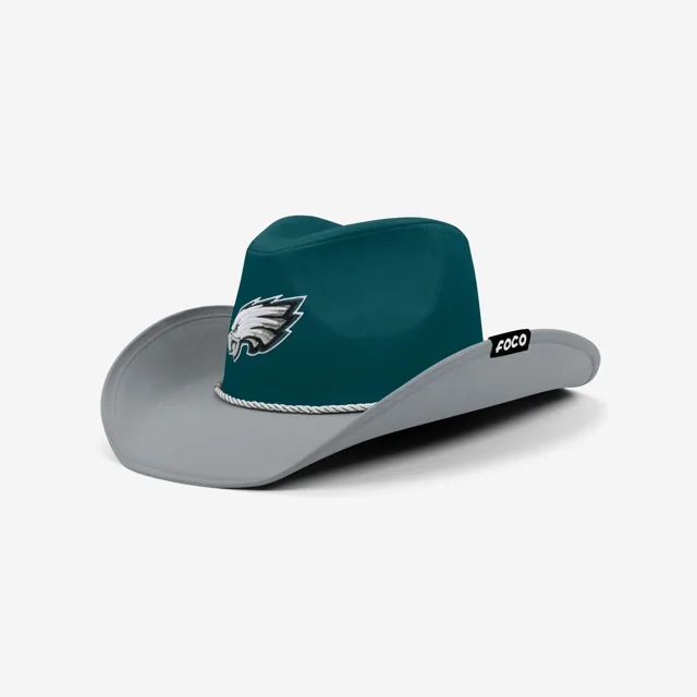 Philadelphia Eagles Chapeau de cowboy bicolore