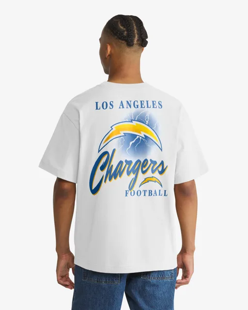 Los Angeles Chargers BACKER SCRIPT ILLUSTRÉ '47 FOUNDATION TEE