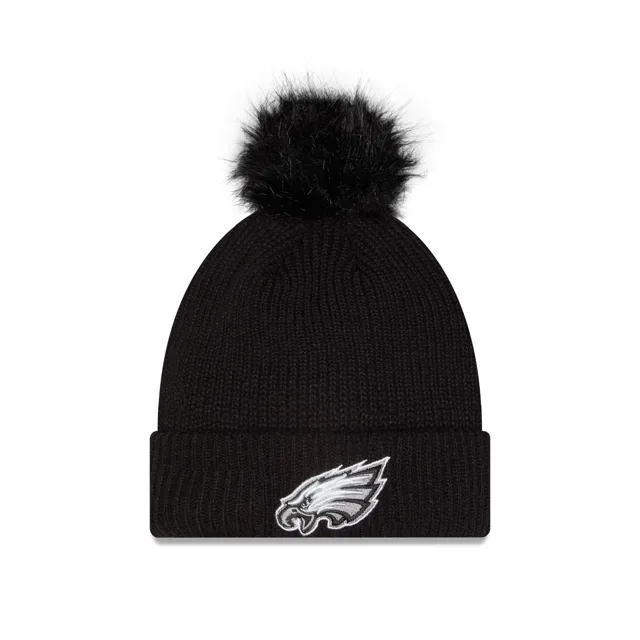 Philadelphia Eagles 2026 Salut au service Bonnet en tricot à pompon pour femmes
