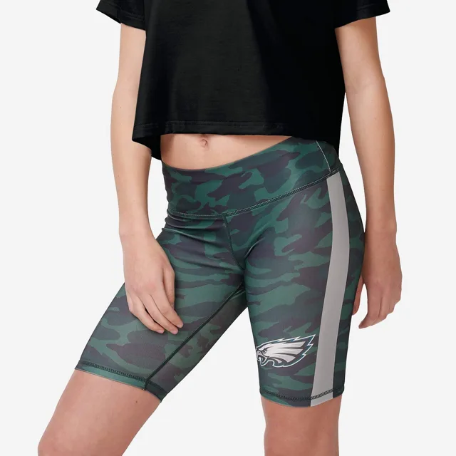 Philadelphia Eagles Short de vélo camouflage pour femme