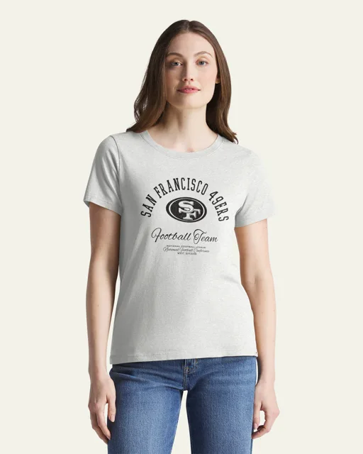 San Francisco 49ers ARCBALL '47 T-SHIRT DE TOUS LES JOURS POUR FEMMES
