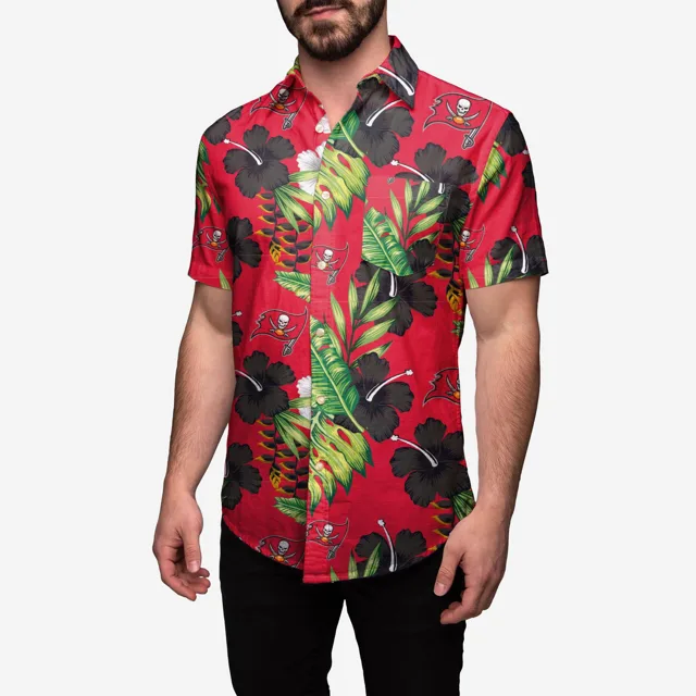 Tampa Bay Buccaneers Chemise boutonnée à fleurs