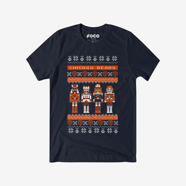 Chicago Bears T-shirt pull casse-noisette des fêtes