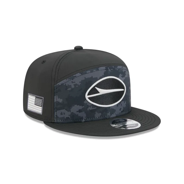 New York Jets 2026 Salut au service Panneau divisé 9FIFTY Snapback Hat