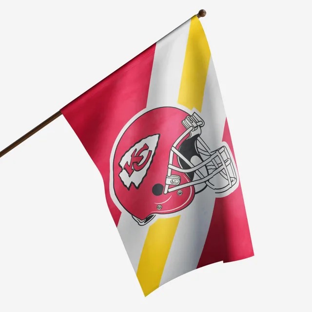 Casque Kansas City Chiefs Drapeau vertical