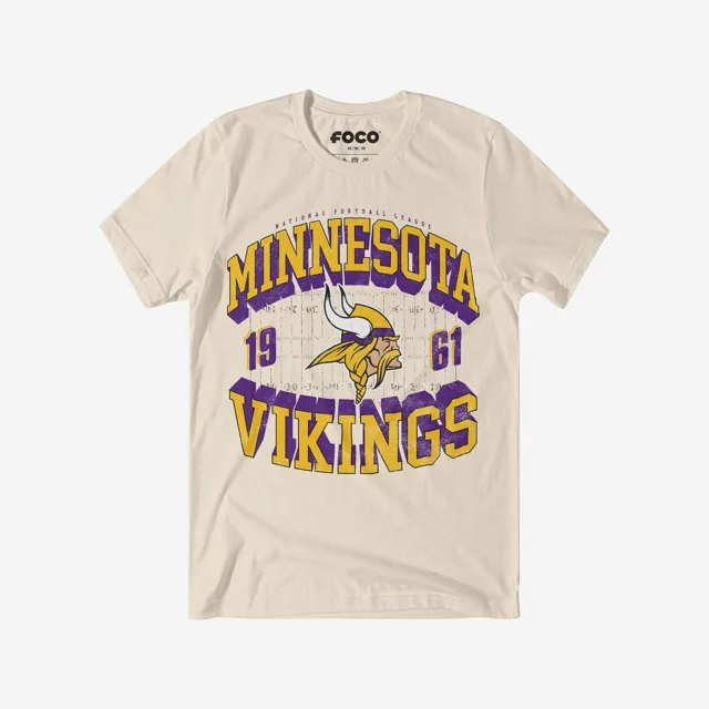 Minnesota Vikings T-shirt avec mot-symbole arqué