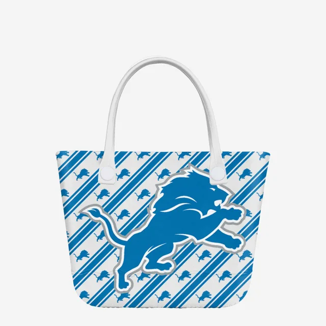 Detroit Lions Grand logo Mini sac fourre-tout à hayon imprimé