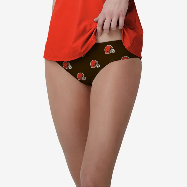 Cleveland Browns Bas de bikini imprimé Summertime Mini pour femme