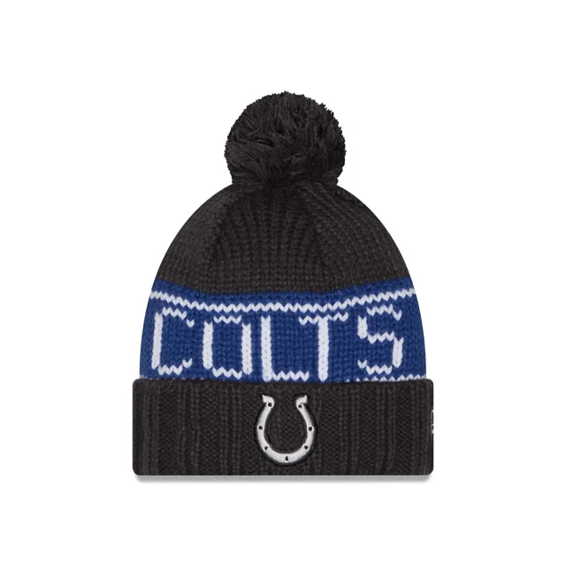 Indianapolis Colts 2026 Rivalries Bonnet en tricot à pompon pour femme