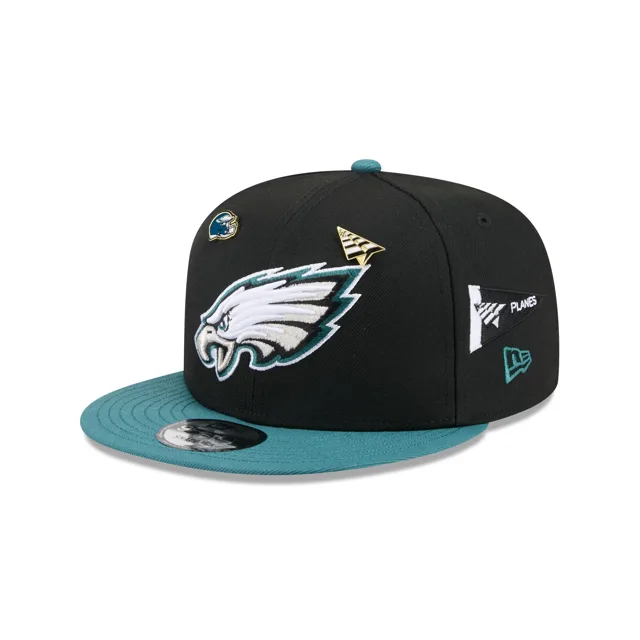 Paper Planes x Philadelphia Eagles Casquette Snapback 9FIFTY noire