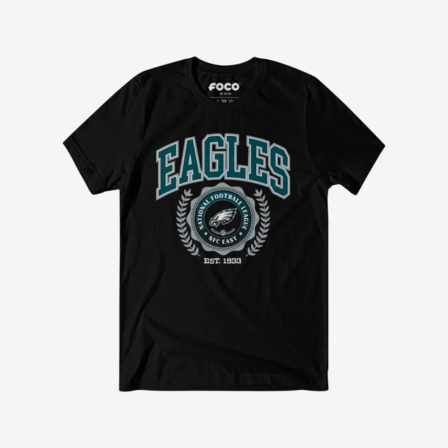 T-shirt à écusson de l'équipe Philadelphia Eagles
