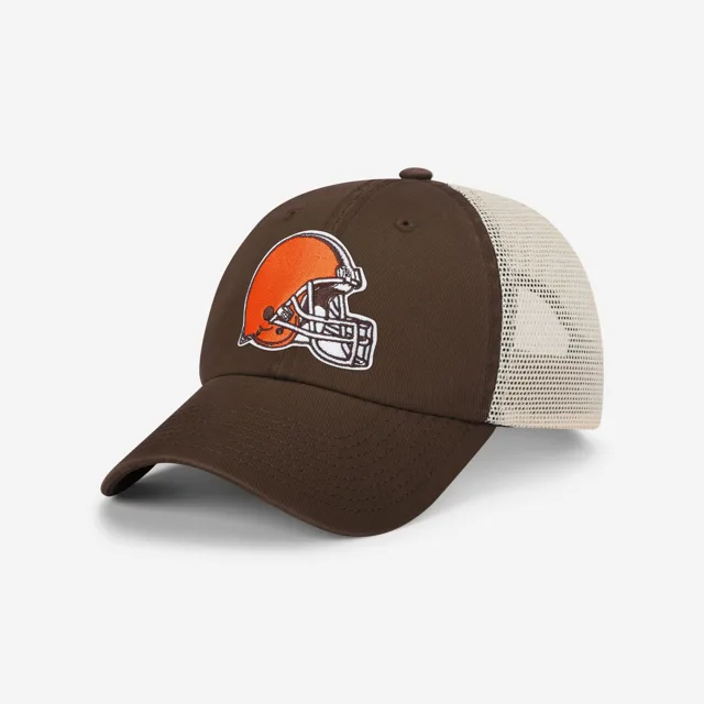 Cleveland Browns Casquette de camionneur décontractée avec logo principal