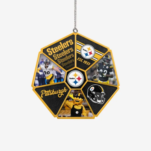 Ornement de roue d'équipe Pittsburgh Steelers