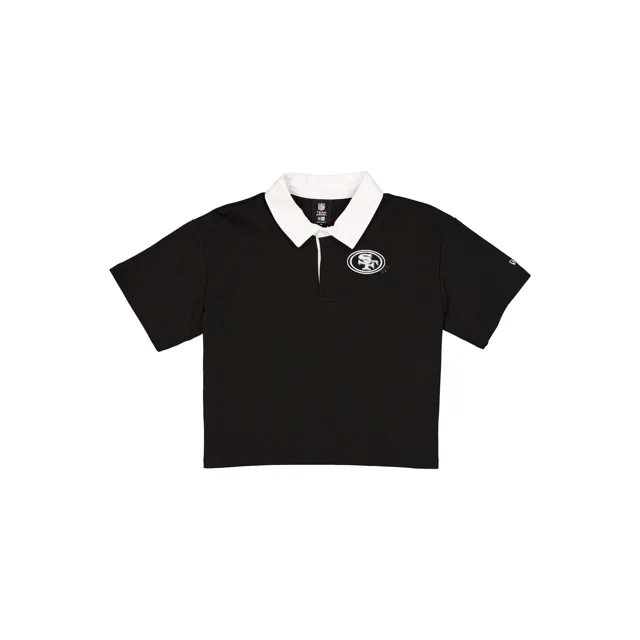 San Francisco 49ers Polo noir court pour femme