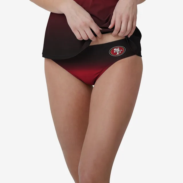 San Francisco 49ers Bas de bikini dégradé Gametime pour femme