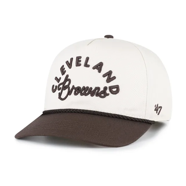 Cleveland Browns ROPE SCRIPT '47 HITCH RF POUR FEMMES COUPE RELAXÉE