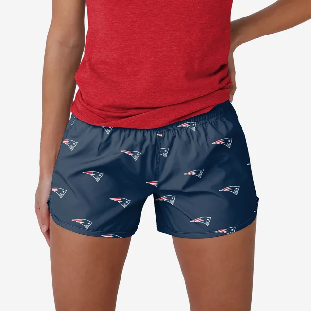 New England Patriots Mini short de course imprimé pour femme