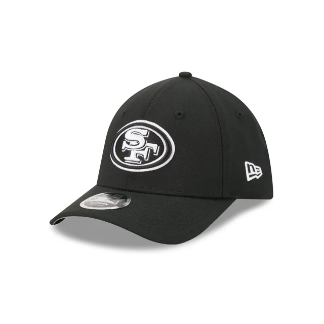 San Francisco 49ers Poly Noir & Blanc 39THIRTY M-Crown Stretch Fit Chapeau