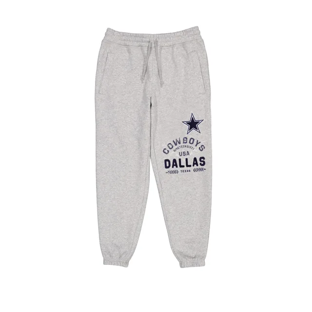Dallas Cowboys Pantalon de survêtement universitaire gris chiné