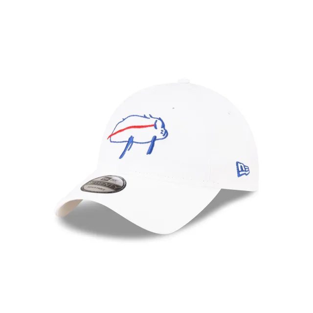 Buffalo Bills Billustration Blanc 9TWENTY Chapeau réglable