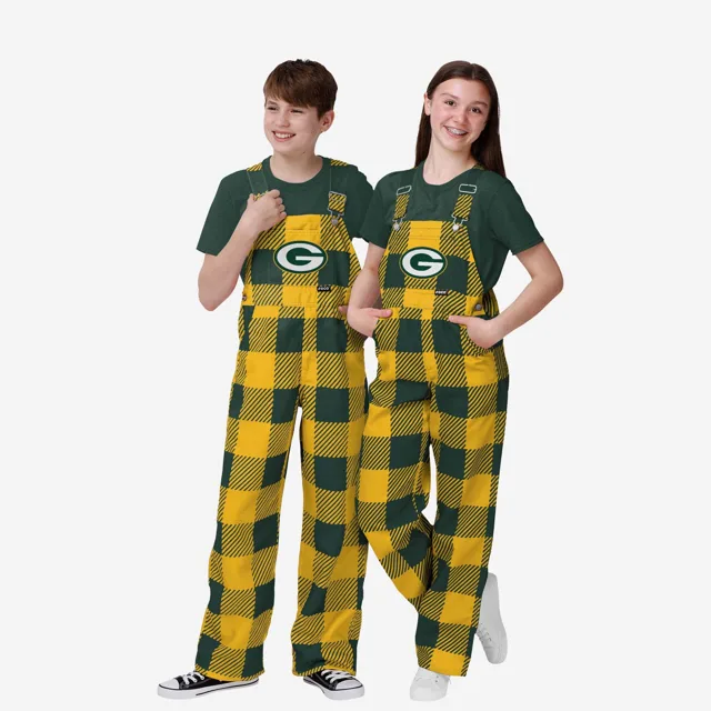 Green Bay Packers Salopette à carreaux pour jeunes