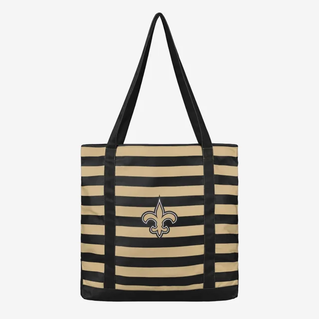 New Orleans Saints Sac fourre-tout en toile à rayures