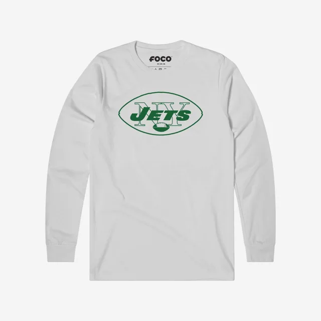 New York Jets 1964 T-shirt à manches longues avec logo rétro