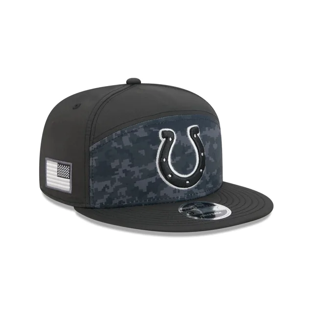 Indianapolis Colts 2026 Salut au service Panneau divisé 9FIFTY Snapback Hat