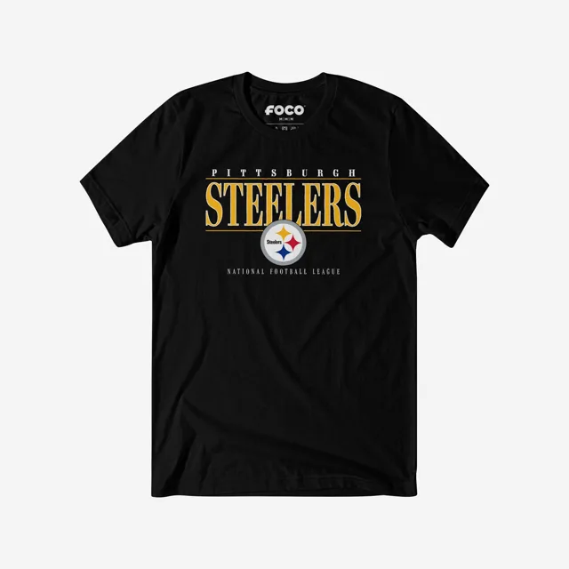 T-shirt à barre signature Pittsburgh Steelers