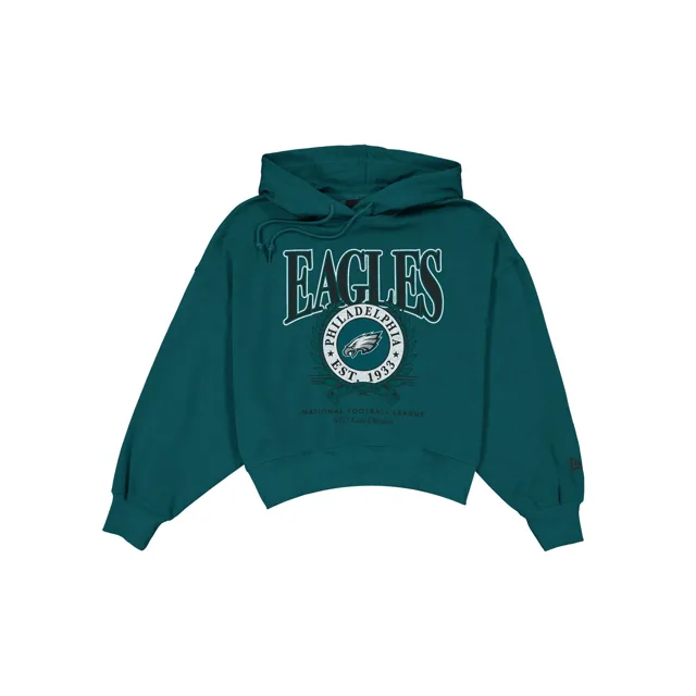 Philadelphia Eagles Sweat à capuche Boxy Laurel pour femme