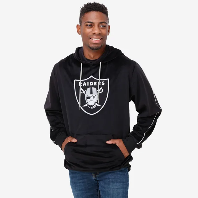 Sweat à capuche en velours Las Vegas Raiders