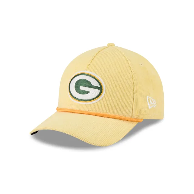 Green Bay Packers Casquette Snapback en velours côtelé 9FORTY M-Crown A-Frame