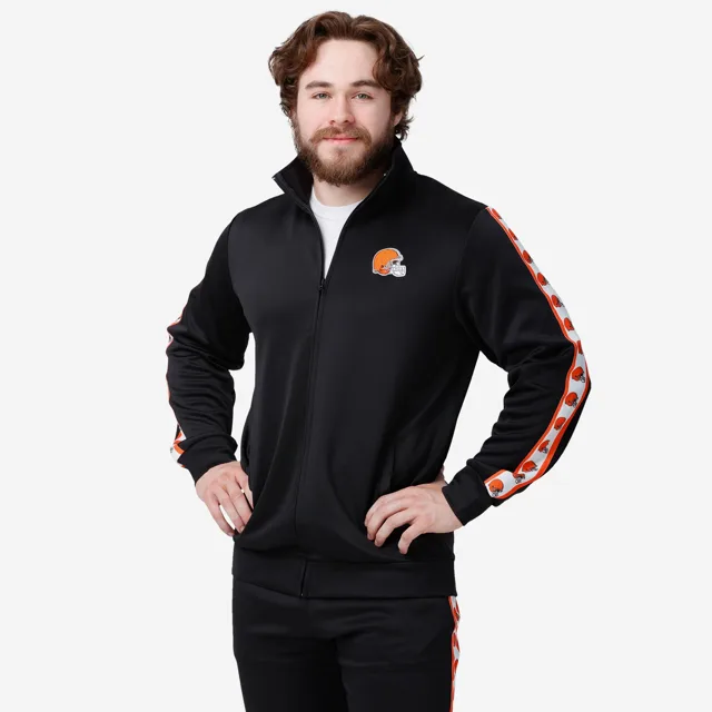 Cleveland Browns Veste de survêtement à logo rayé