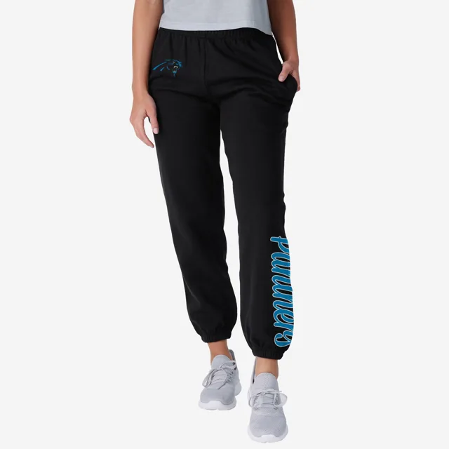 Carolina Panthers Pantalon de survêtement couleur équipe avec mot-symbole pour femmes