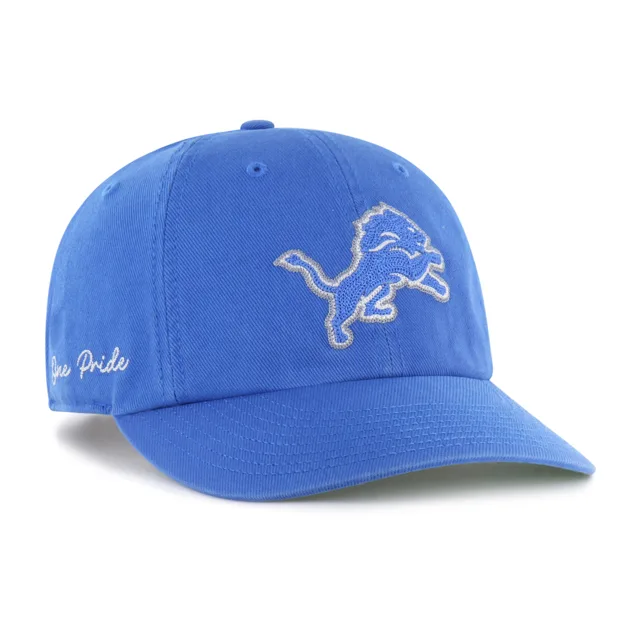 Detroit Lions POINT CÔTÉ CHAÎNE '47 NETTOYAGE VISIÈRE RONDE